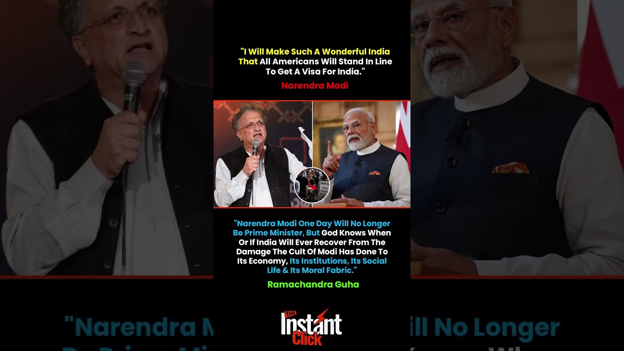 🔥 PM Modi's Bold India Vision vs Ramachandra Guha's Sharp Criticism! 😳 #trending #news #viral