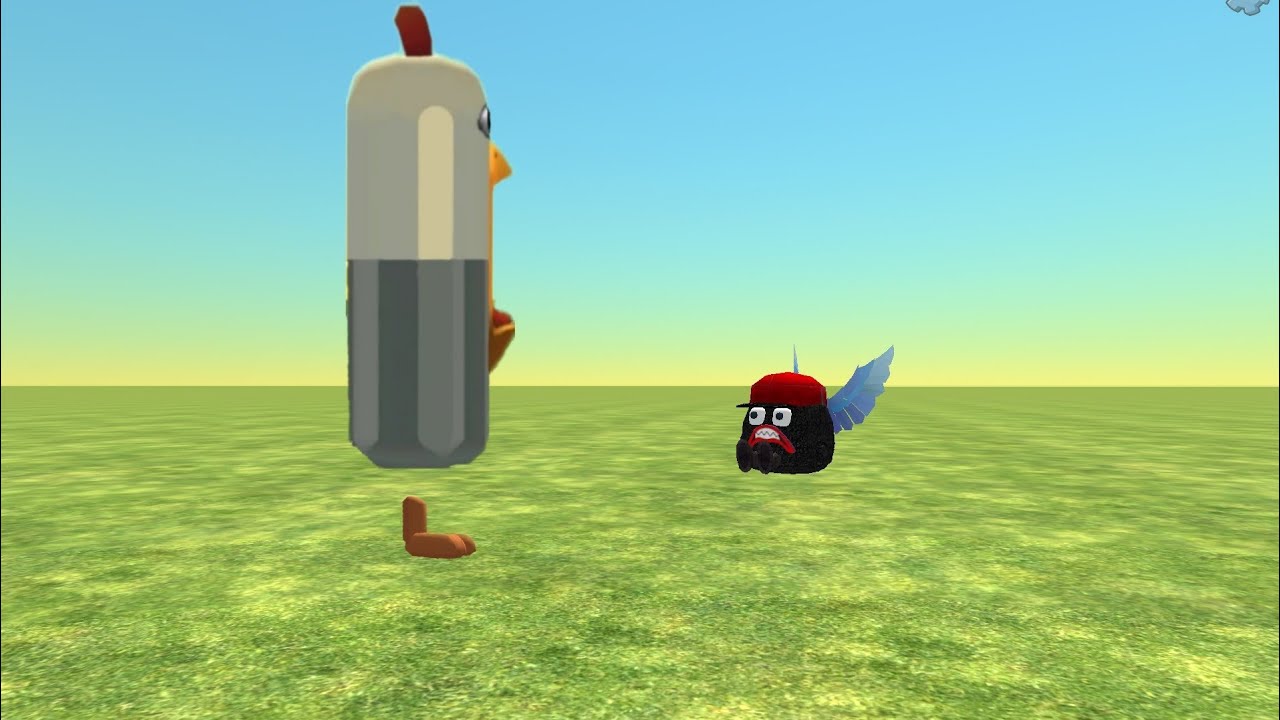 Призыв Глазоеда в игре Chicken Gun 