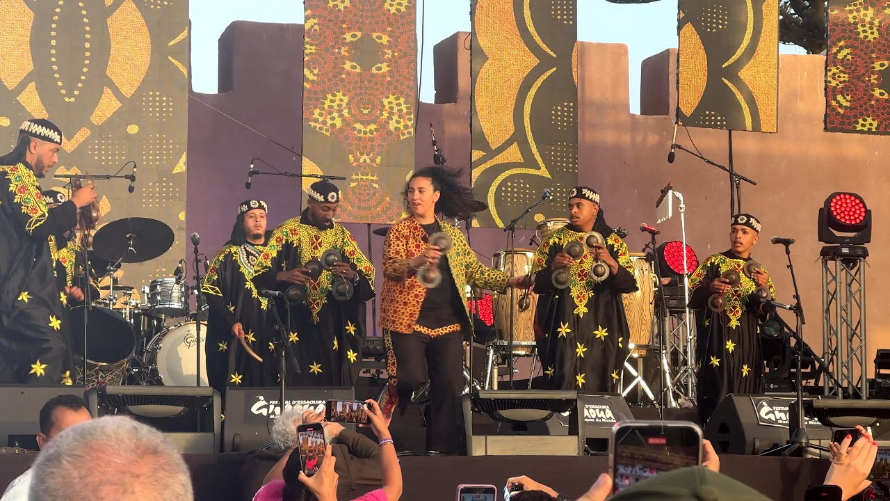 Maalema HIND ENNAIRA - L'AADA (DRUMS AND DANCE) - Gnaoua Festival 2025, Essaouira, Morocco