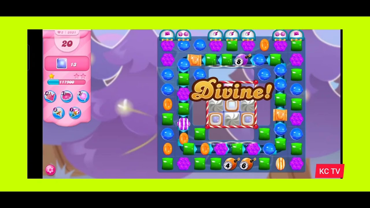 CANDY CRUSH SAGA LEVEL 3531 NEW VERSION NO BOOSTER