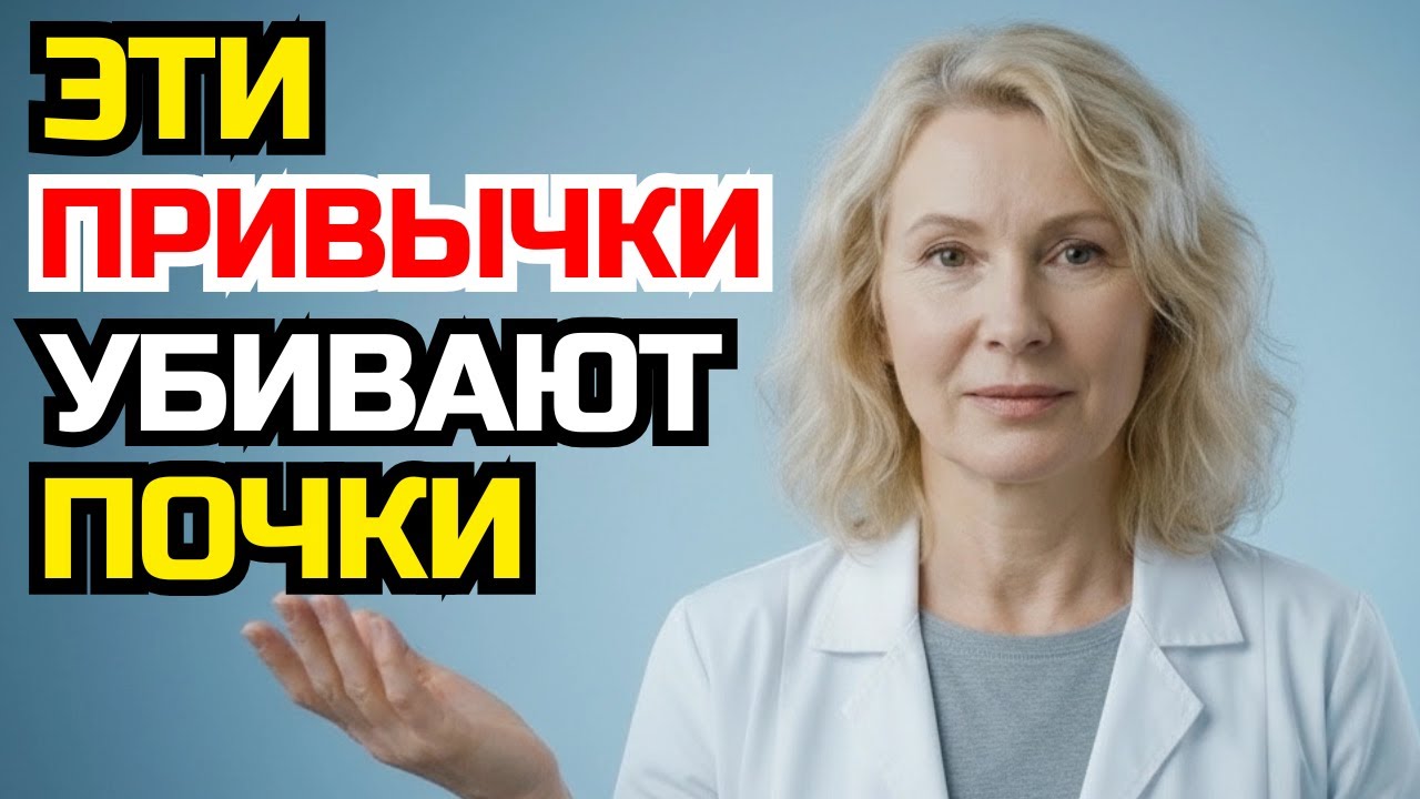10 привычек, которые вредят почкам (НИКОГДА НЕ ДЕЛАЙТЕ ЭТОГО, чтобы защитить функцию почек)