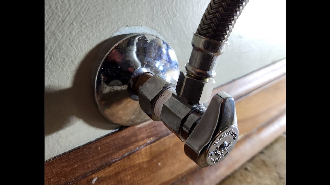 Replace a Toilet Shutoff/Isolation Valve (Compression), Toilet Fill Valve, Plumbing ASMR?