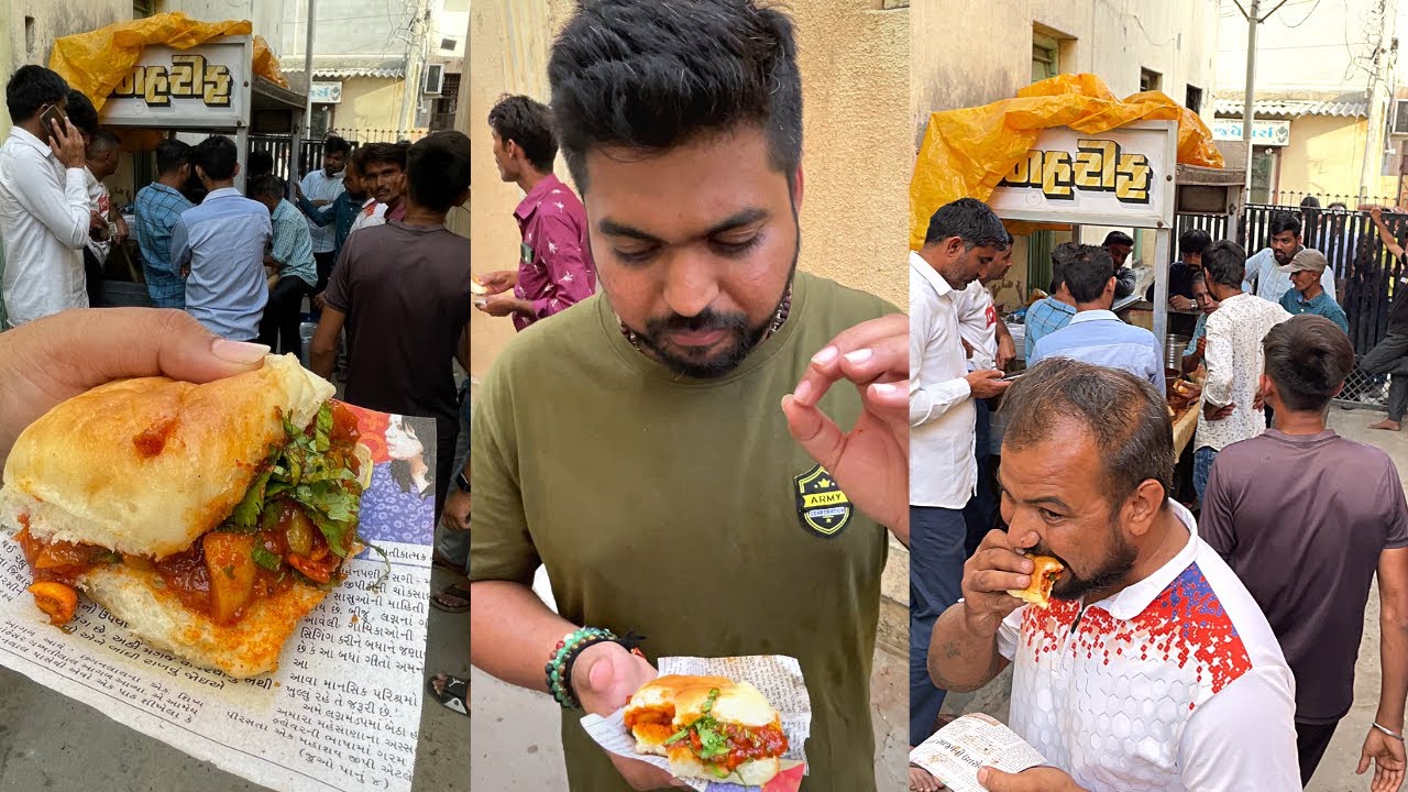 કચ્છ અંજાર ની નંબર વન ભીખા કાકા ની દાબેલી માત્ર ૨ કલાક માટે જ મળે bhikha kaka dabeli anjar kutch