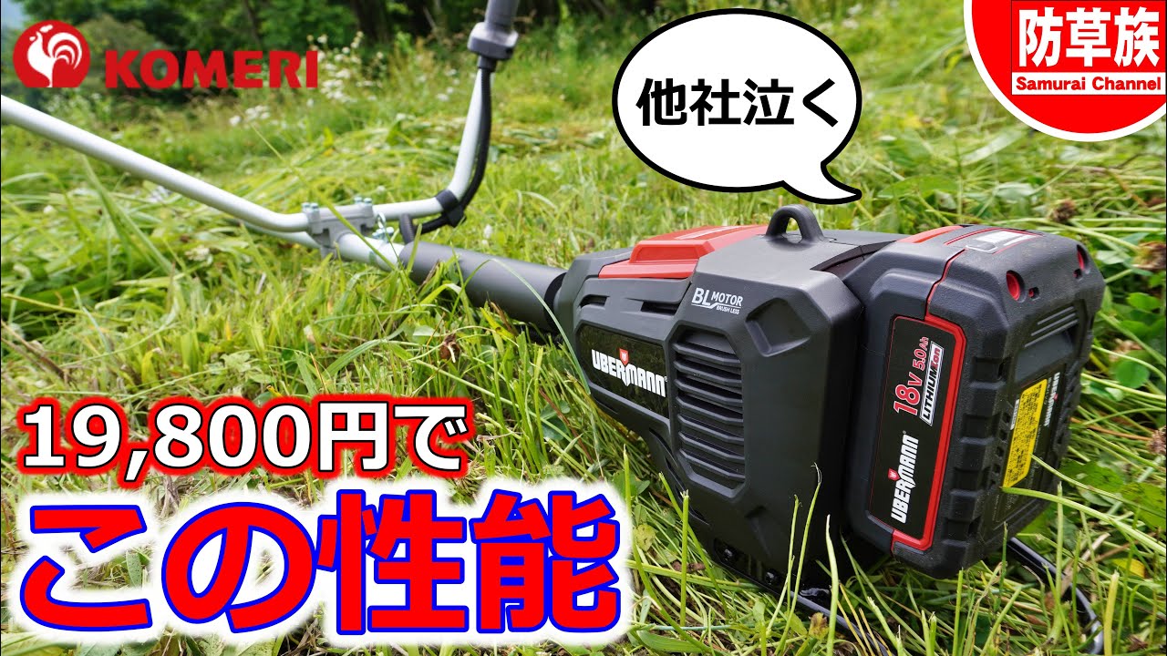【草刈り】ちょい刈り最強！コメリの電動刈払機