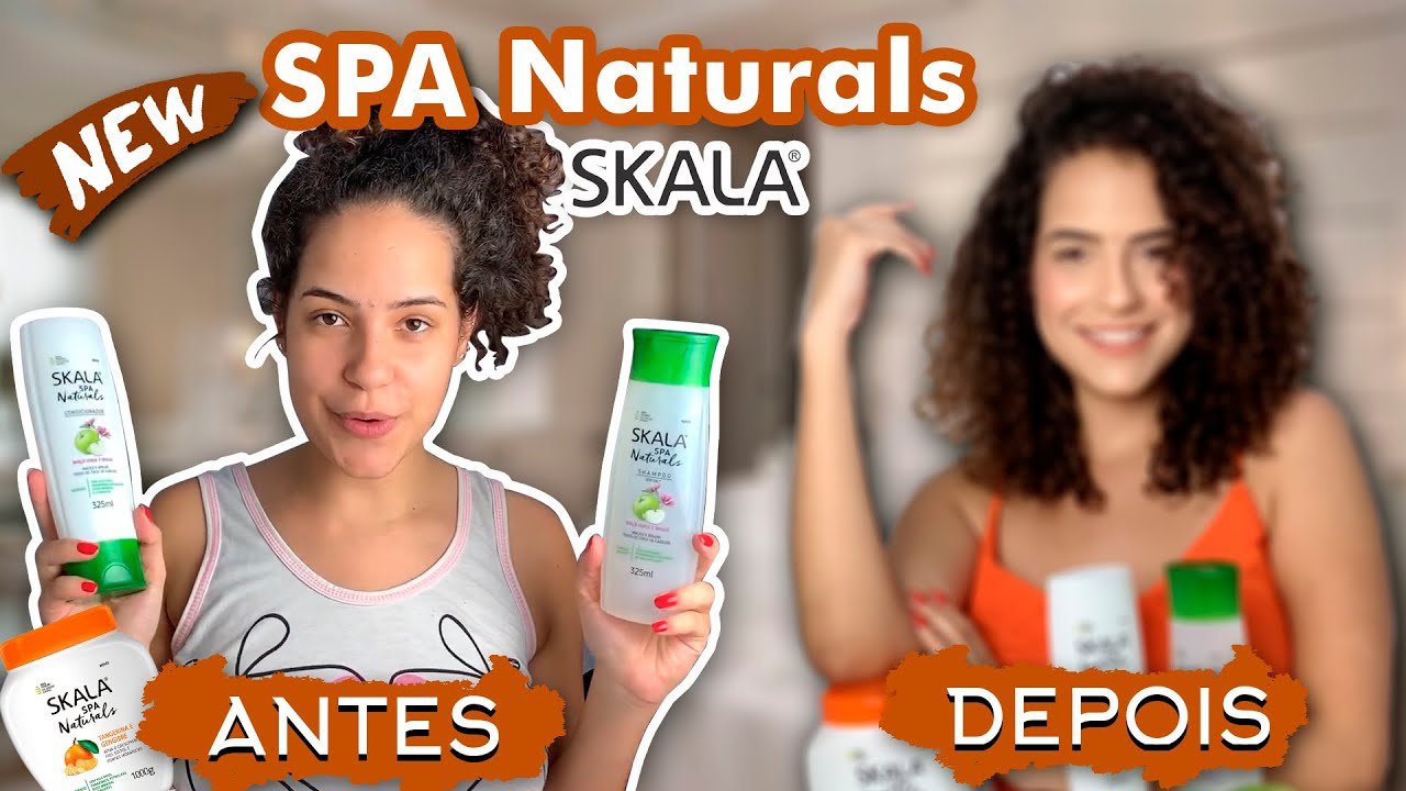 TESTEI A NOVA LINHA SPA Naturals da SKALA!