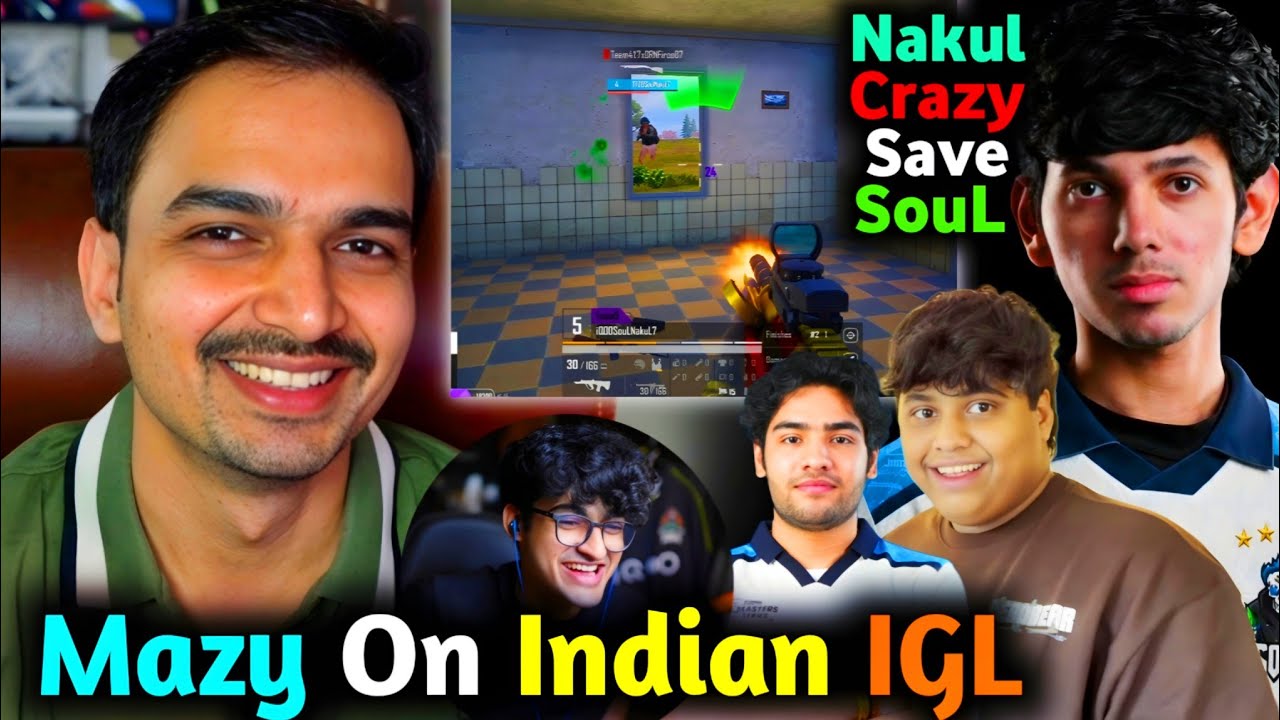 Mazy Praises Nakul, Saves SouL🚀 Shocked by Joker🥵 Mazy on Indian IGL Gunpower😳 Requests Indian Te...