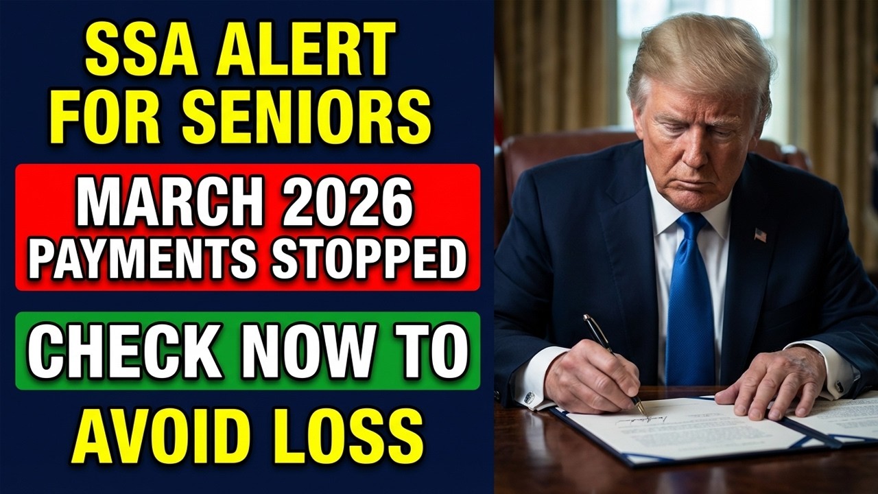 SSA Alert &ndash; Important Notice: Seniors, You Will Not Receive March 2026 Payments Check