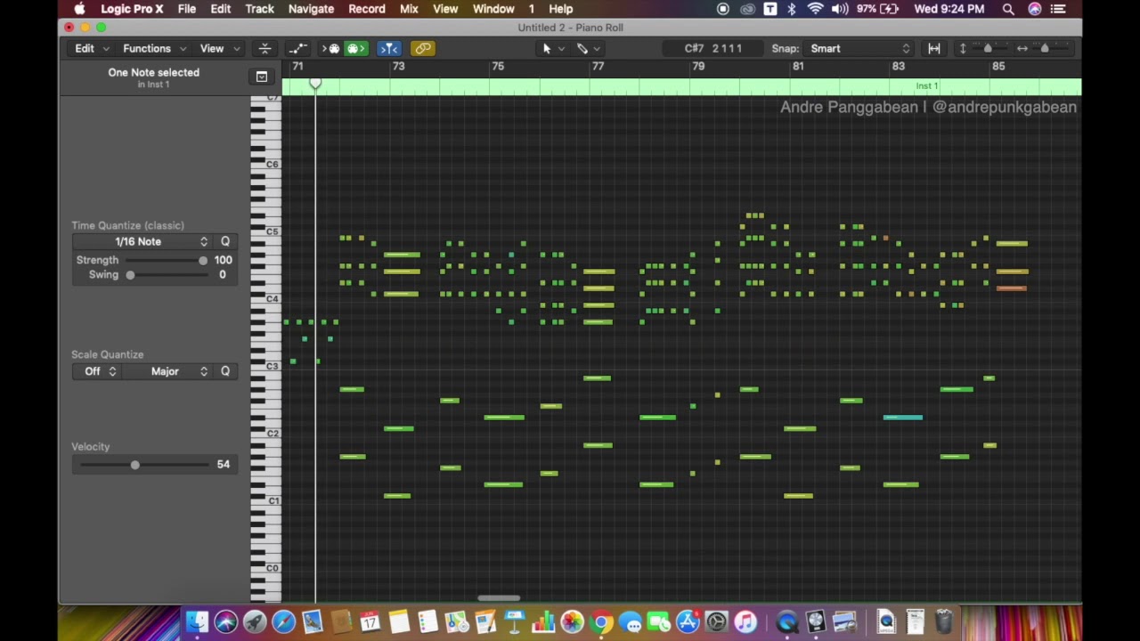 Lathi - Weird Genius ft. Sara Fajira | MIDI Piano by Andre Panggabean