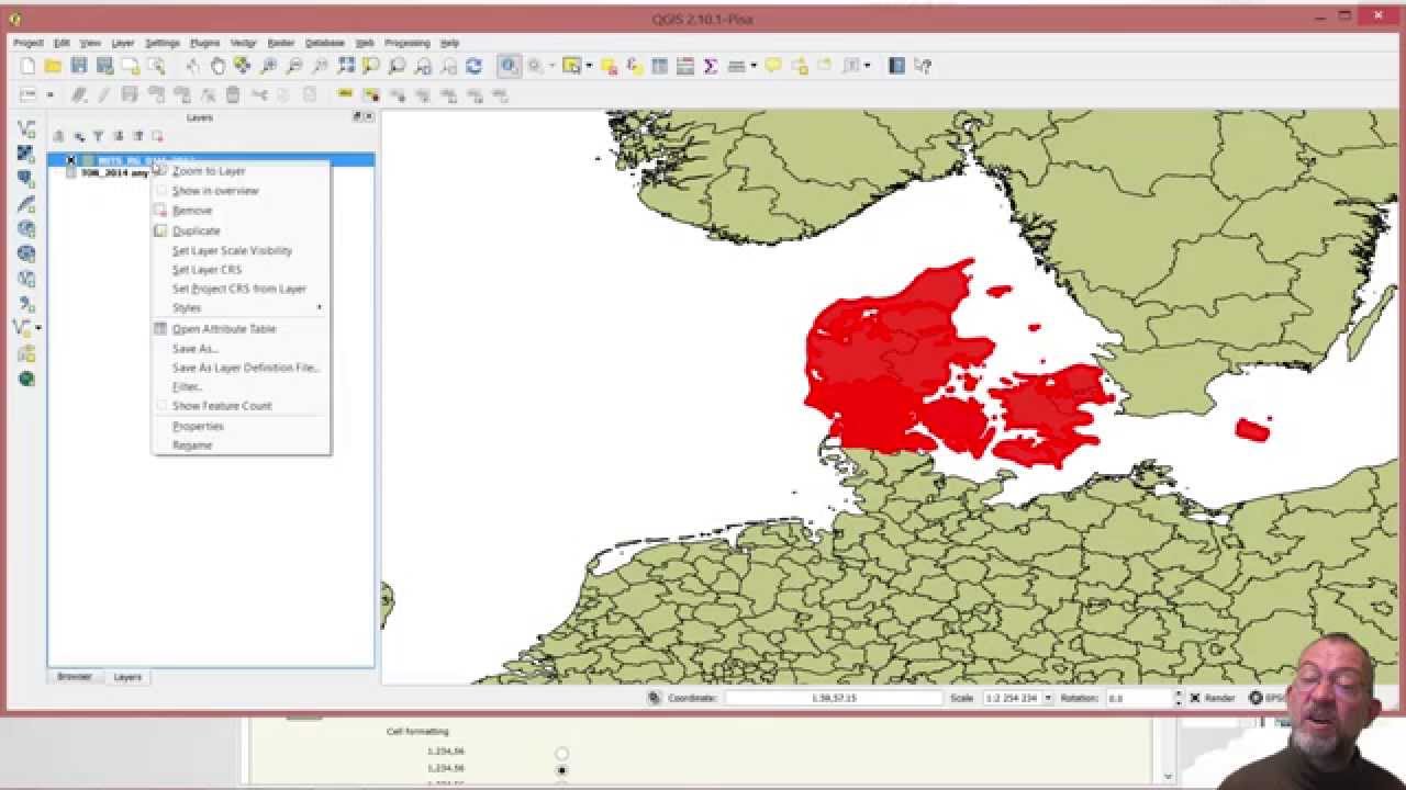Downloading data from the Eurostat and visualizing in QGIS