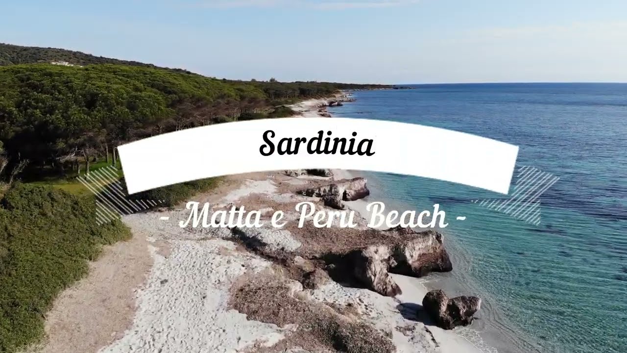 Matta e Peru Beach Budoni Sardinia by drone