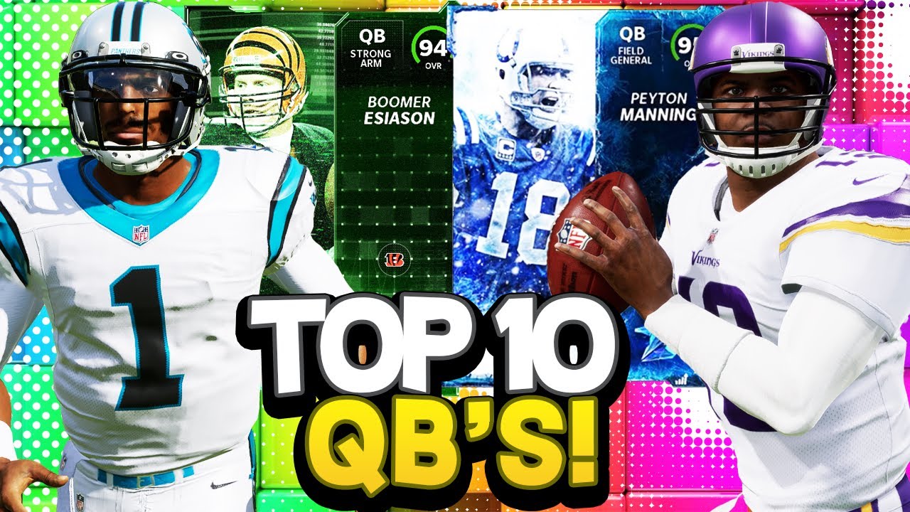 TOP 10 QUARTERBACKS *UPDATED* INSIDE MADDEN 22 ULTIMATE TEAM!