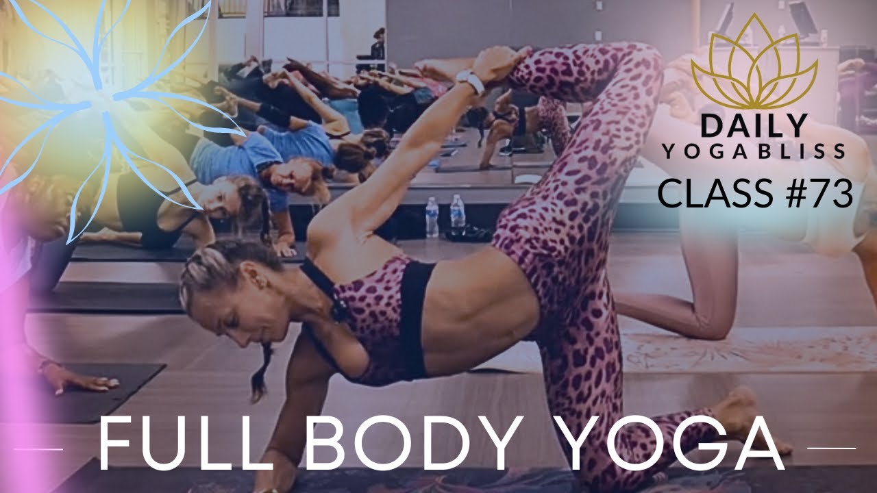 60-MIN POWER YOGA WORKOUT (weight loss, full body flow, abs, flexibility) / DailyYogaBliss Flow #73