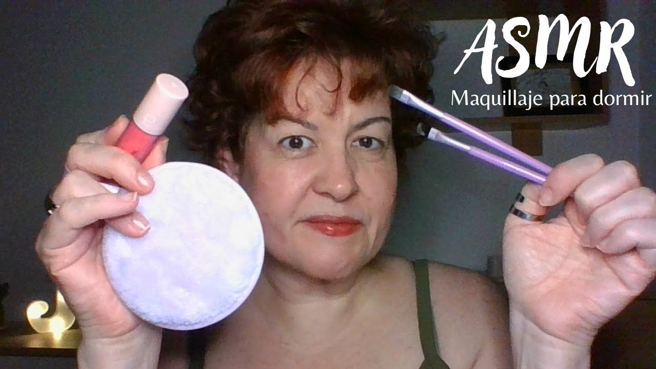 ✨ASMR| TE MAQUILLO Y MIMO PARA DORMIR