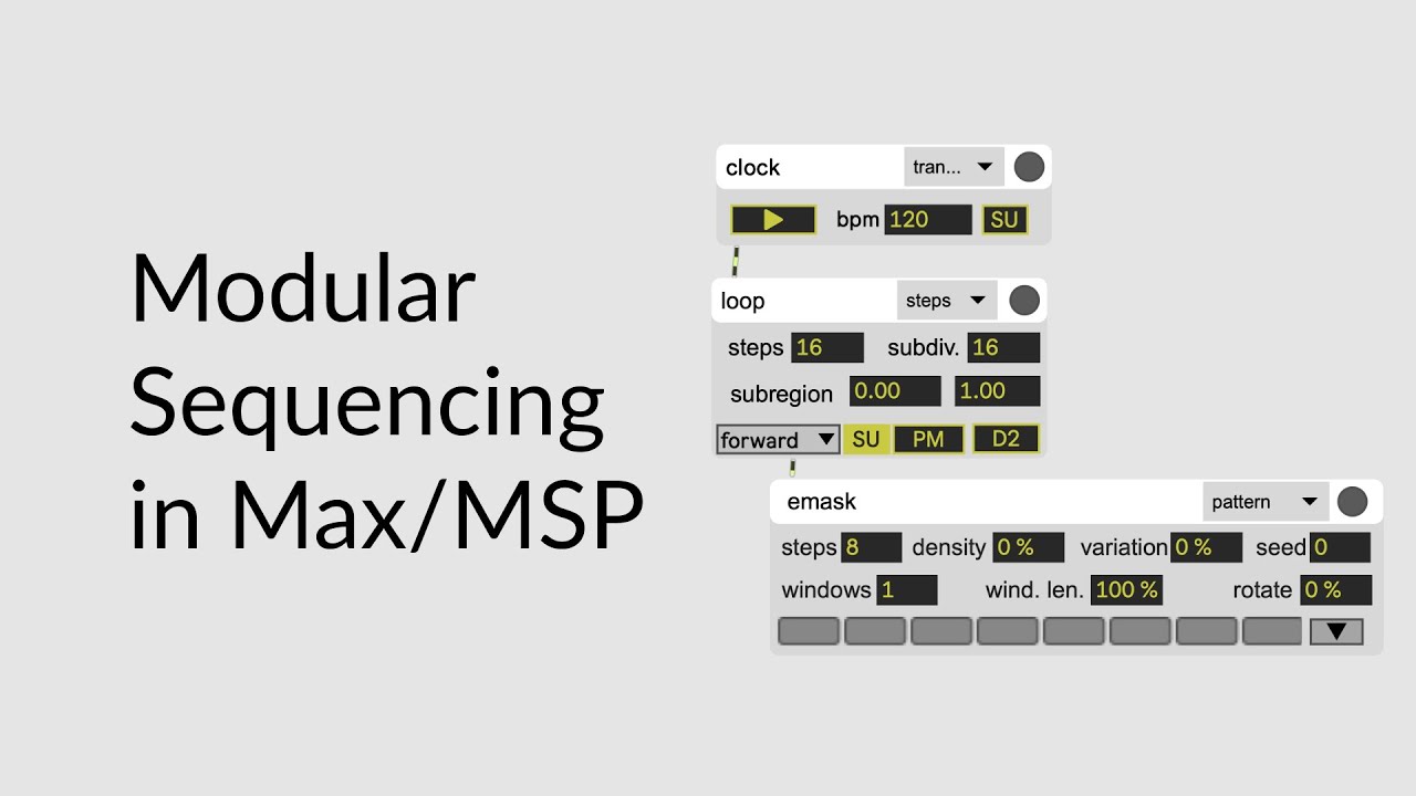 Patching Quickly and Creatively: Modules in the Rhythm and Time Toolkit