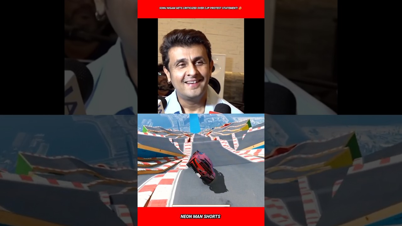 Sonu Nigam gets Criticized over CJP Protest Statement! 😡 #shorts