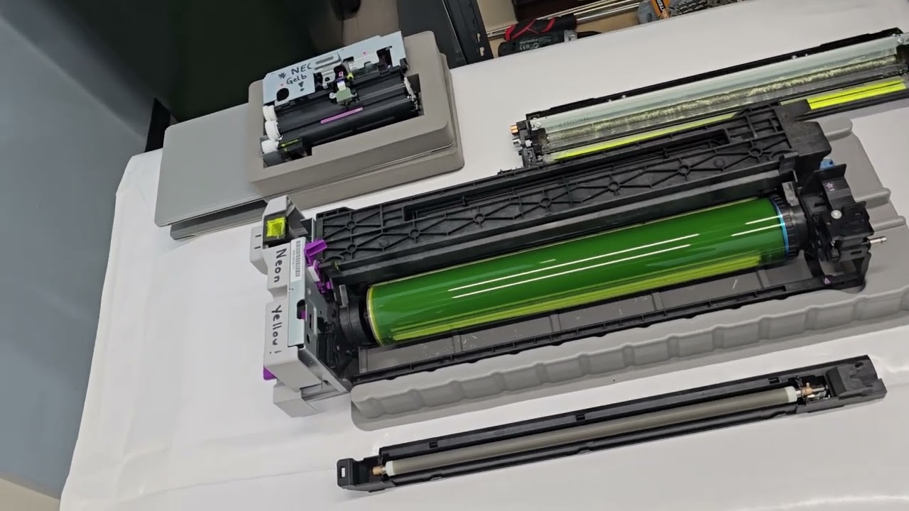 Ricoh 7100x/ 7200x  5 color station neon yellow. 