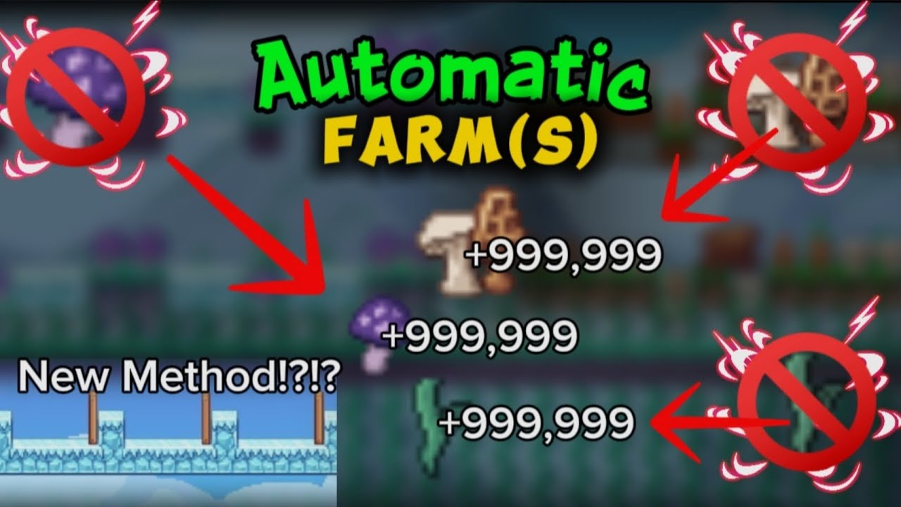 Make Any AUTOMATIC FARM You Want In Crystal Realms?!?!! 