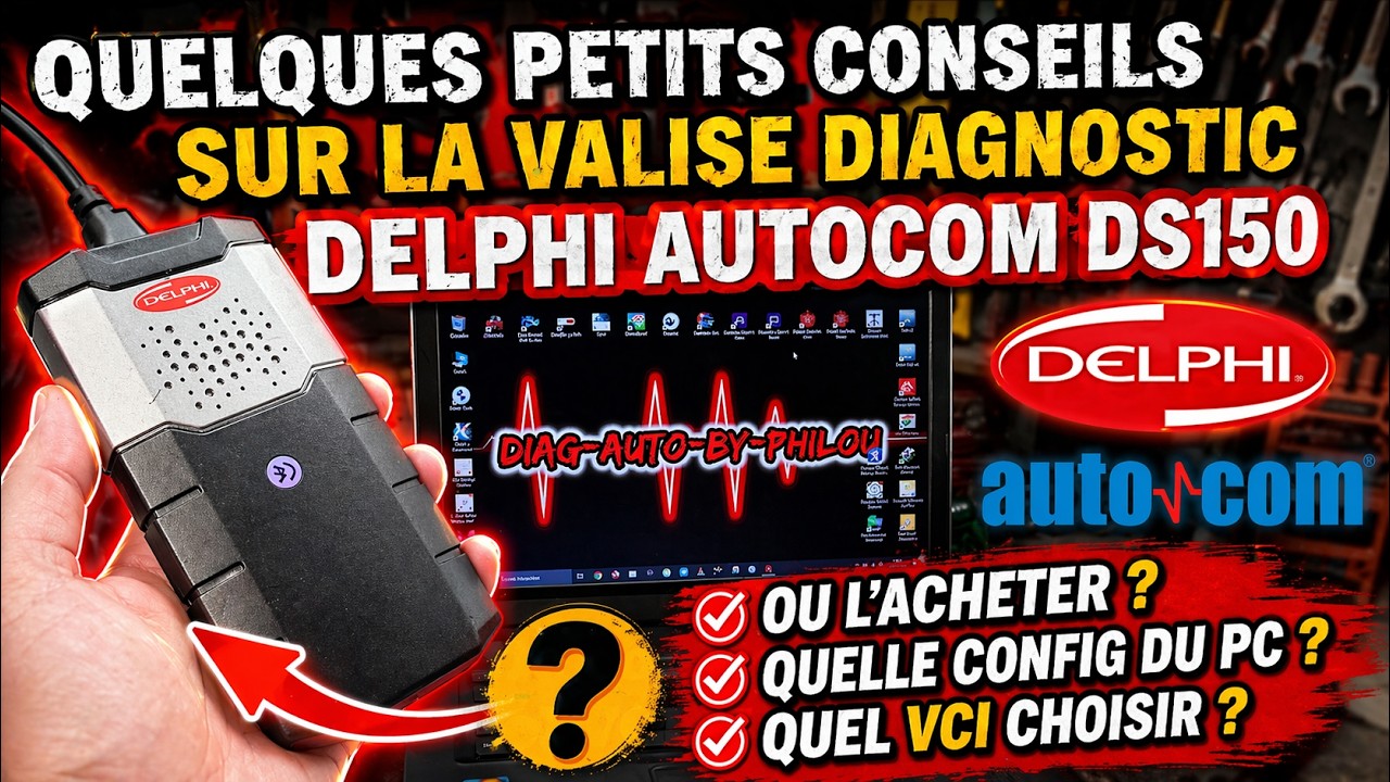 Quelques petits conseils sur la valise diagnostic Delphi Autocom DS150 ….