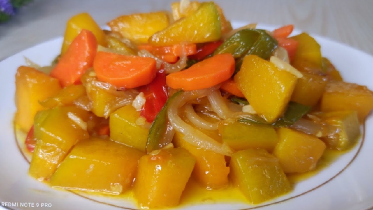 Tumis labu kuning simple enak