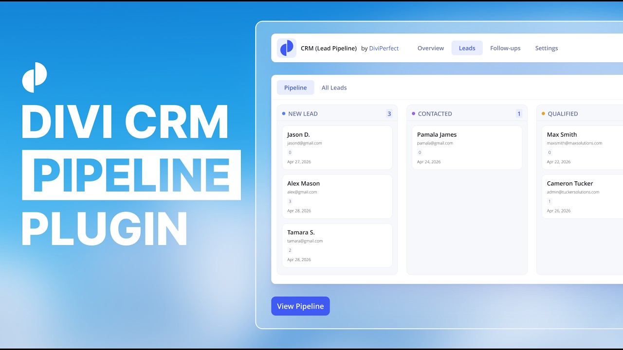 The Best Divi CRM Plugin for Lead Management (Divi 4 & 5)