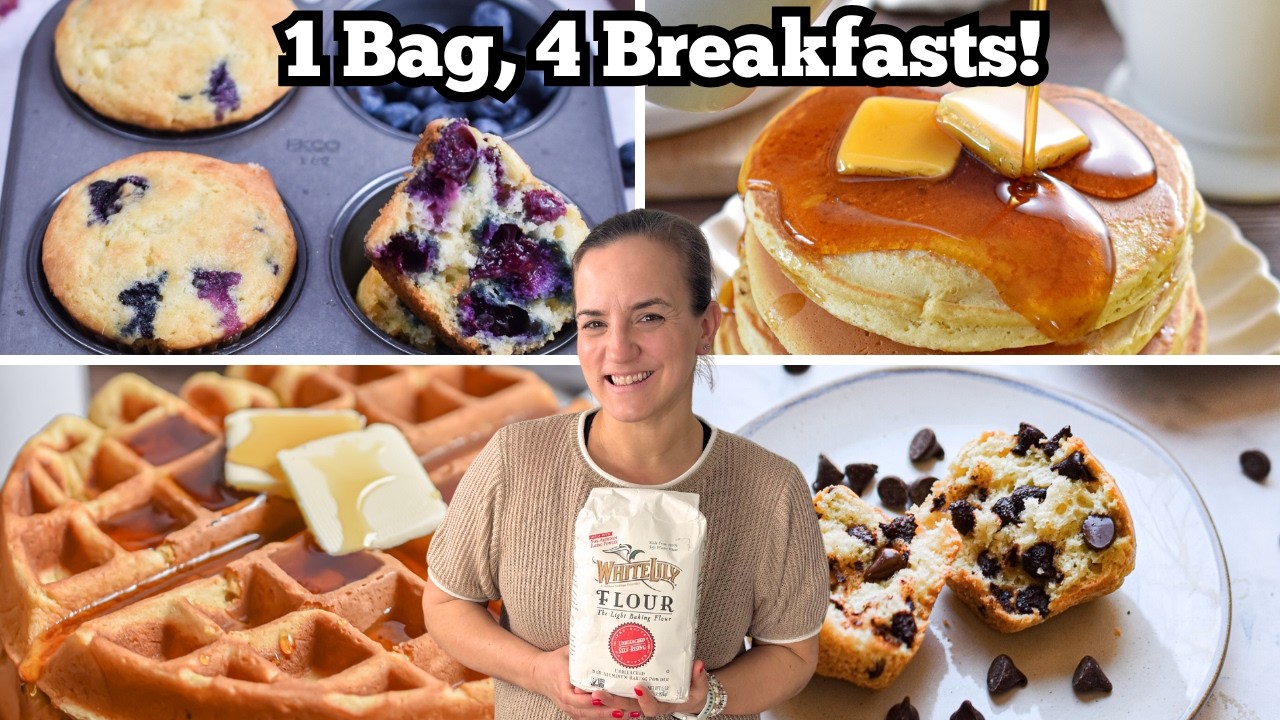 Self Rising Flour Breakfast Hacks | Pancakes, Waffles & Muffins
