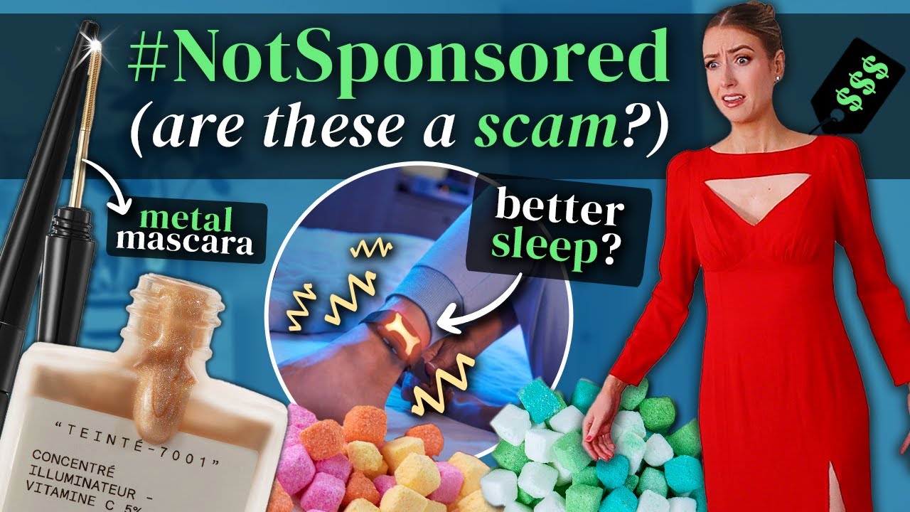 I Bought Every OVERLY SPONSORED Product... what's ACTUALLY worth buying??