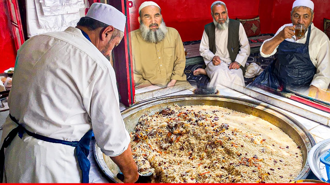 Unique Kabuli Pulao Recipes in Afghanistan | 150+KG with 25KG Original Meat Prepared