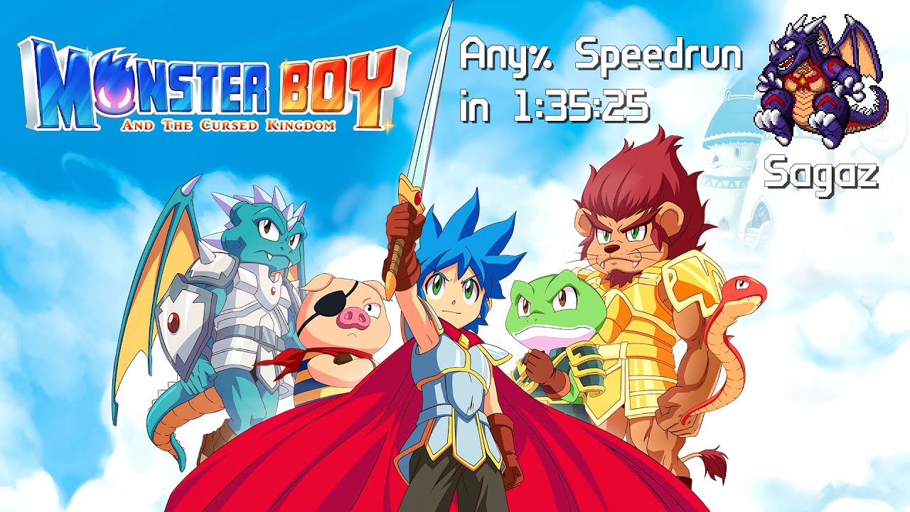 [old] Monster Boy and the Cursed Kingdom - Any% speedrun in 1:35:25 RTA