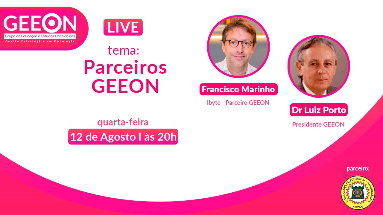LIVE | Parceiros GEEON | Francisco Marinho & Dr. Luiz Porto | #GEEON