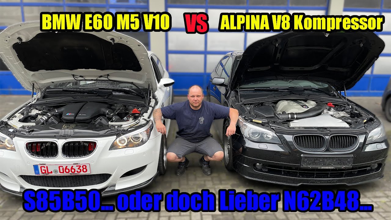 Bmw V10 vs. Alpina V8 | wer macht das Rennen? | S85B50 | N62B48 | #100-200| #Leistungsprüfstand