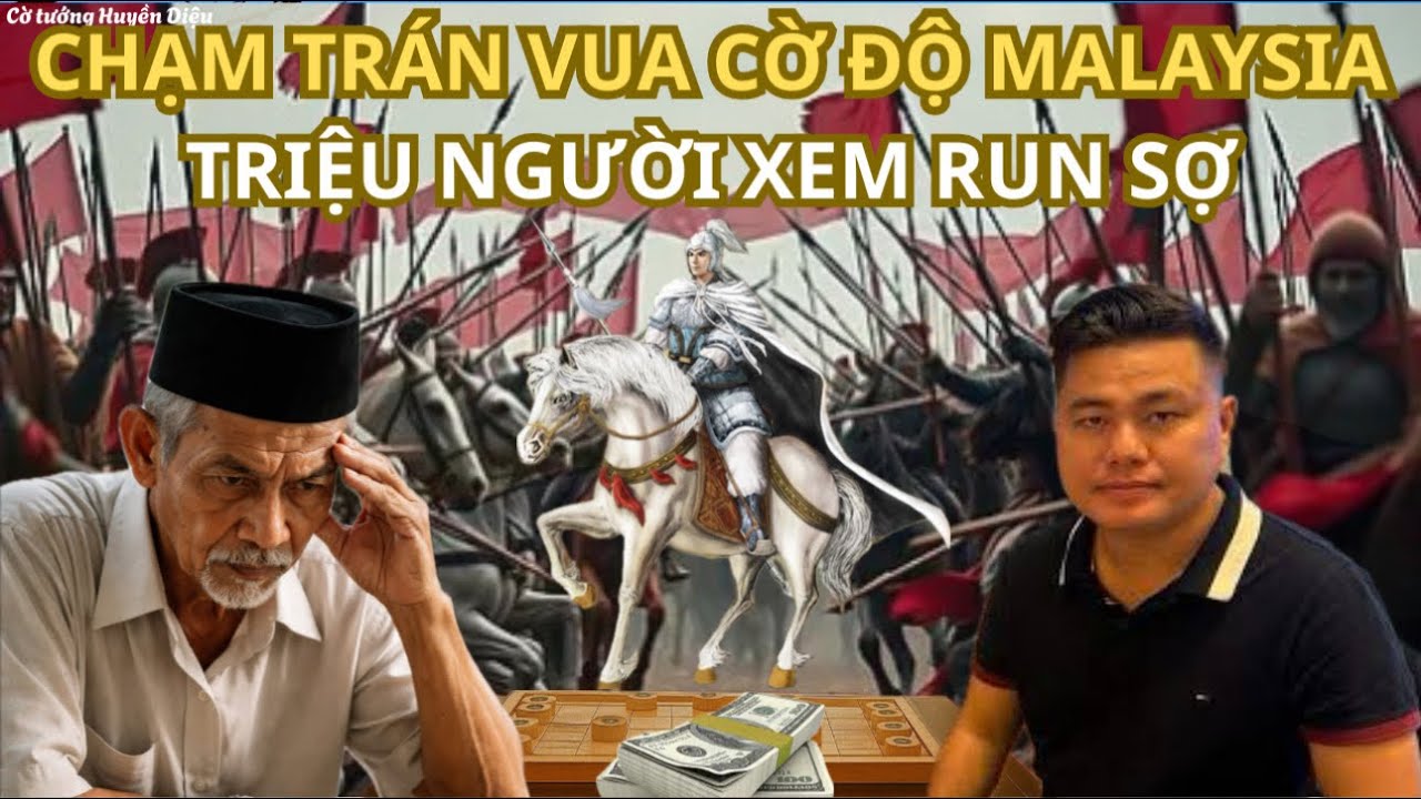 Ván cờ Lại Lý Huynh chạm trán chùm cờ độ Malaysia, khán giả xem thôi cũng rùng mình