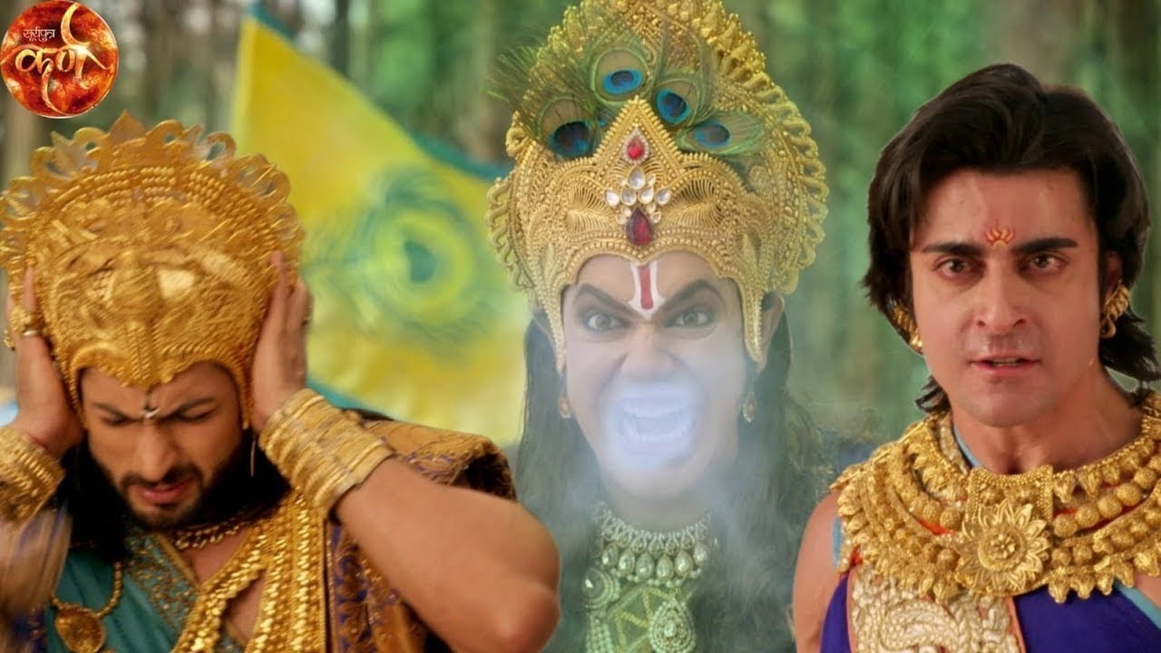 पौंड्रक वासुदेव की चीख सुनके दुर्योधन ने कान बंद कर लिये || Suryaputra Karn