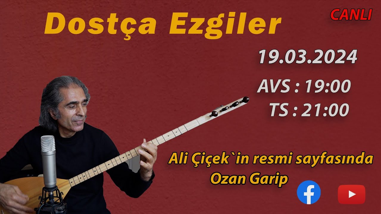 Ozan Garip (Ali Çiçek) - DOSTÇA EZGİLER -Devrimci Önderler  Ölümsüzdür
