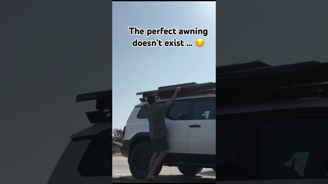 The best awning out there for the 2024 Land Cruiser #2024landcruiser #landcruiser250 #toyotaoverland