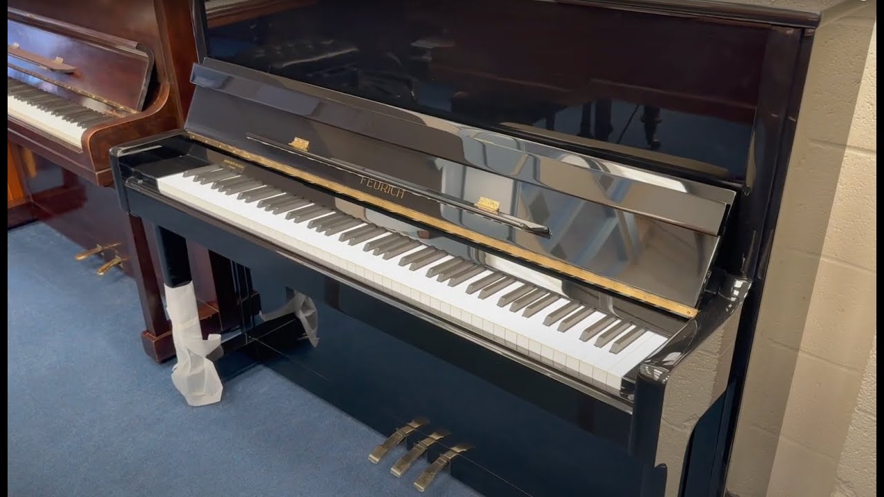 IN STOCK: New Feurich 122 upright piano cf. Yamaha U3 & Knight 110. For the price please click here: