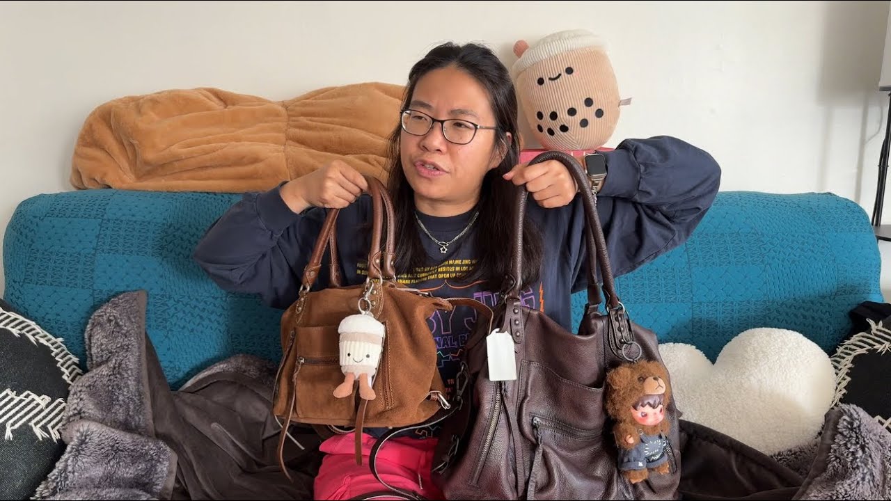 Free People’s Emerson vs Baby Emerson tote bag comparisons! 