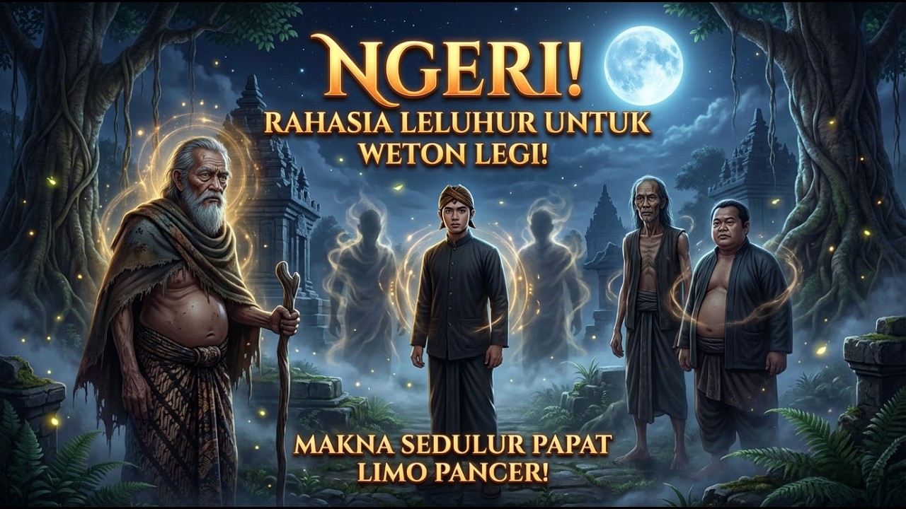 NGERI❗RAHASIA SEDULUR PAPAT LIMO PANCER PADA WETON LEGI ❗Wejangan Leluhur Jawa