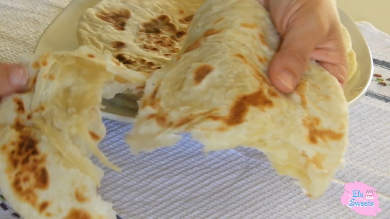 INCREÍBLE PAN SIN HORNO | AGUA, SAL, HARINA... (POCOS INGREDIENTES) | PAN TURCO | Elu Sweets
