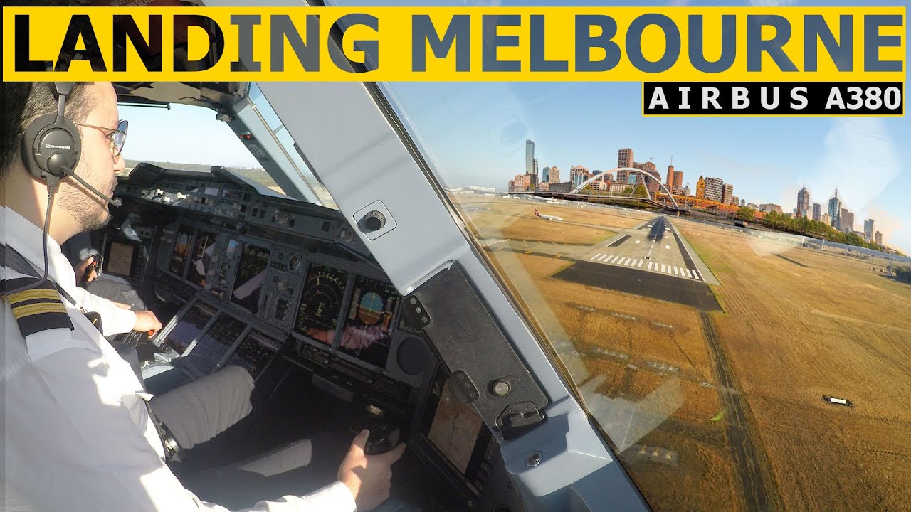 Airbus A380 Landing Melbourne - Pilot Alexander ✈️