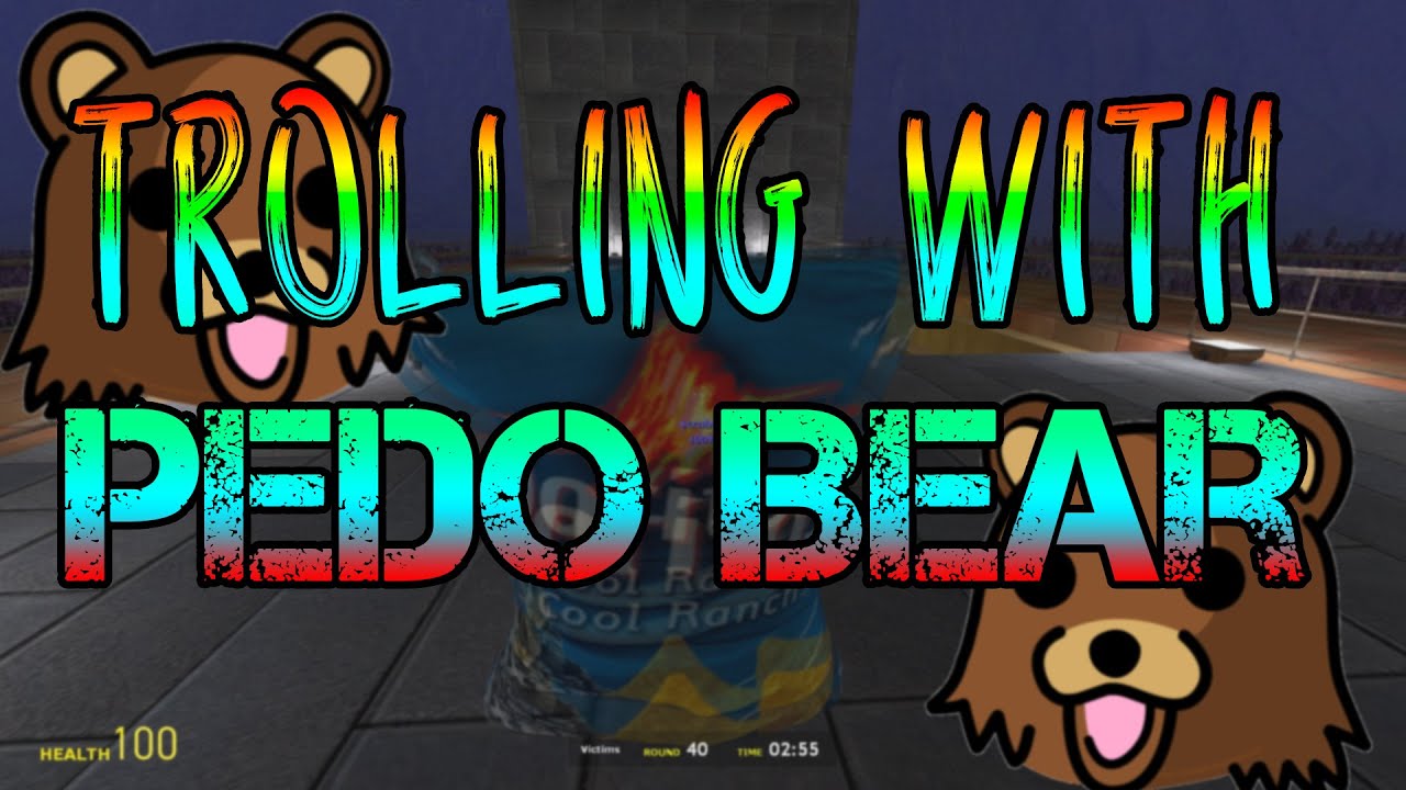 Trolling with a Hunting Pedo Bear!-GMod Escape from Pedo Bear Obstacle Course Funny Moments (#1)