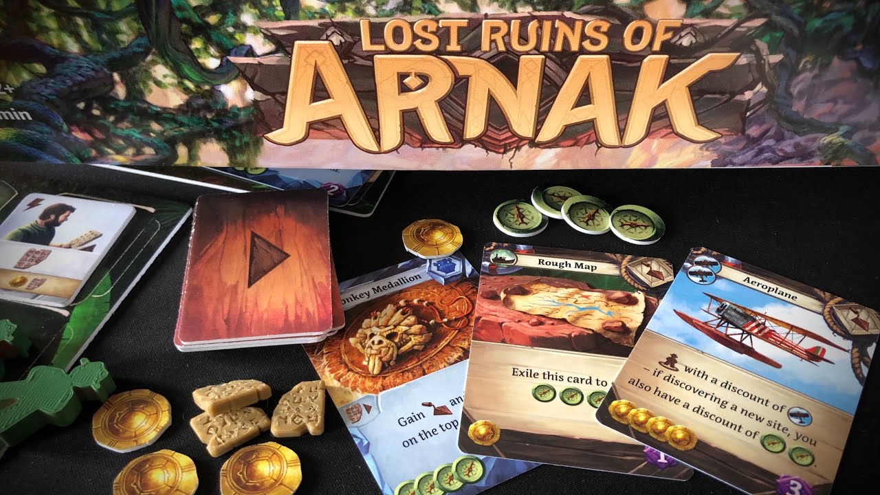 Lost Ruins of Arnak - SOLO - ROUND 1