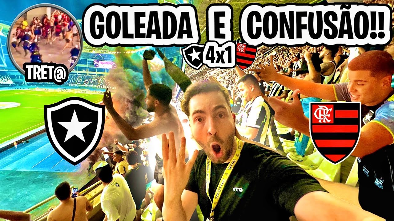 SE IMPRESSIONE COM A TORCIDA DO BOTAFOGO/ Botafogo 4 x 1 Flamengo