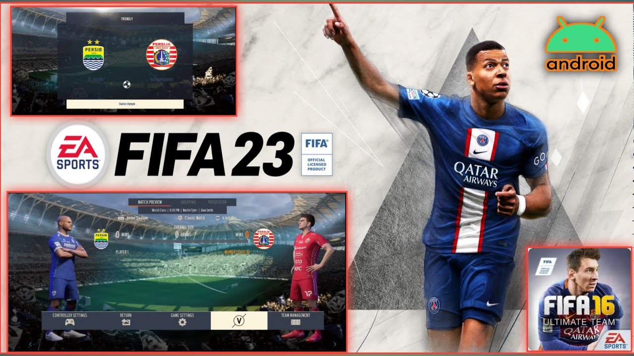 FIFA 16 MOD FIFA 23 BRI LIGA 1 INDONESIA | ANDROID OFFLINE#fifa23