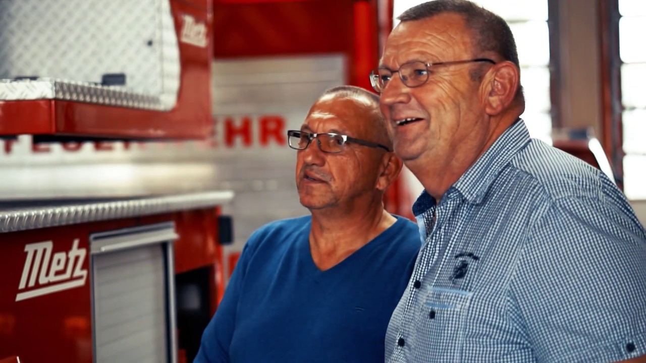 Rückblick auf die alte Drehleiter der FF Wiener Neudorf