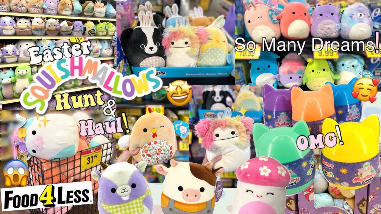 DISO😍Kroger* Easter🌷Squish Hunt! (for a MONTH straight) Found my DREAM😱Zaylee & More! + RARE✨HAUL
