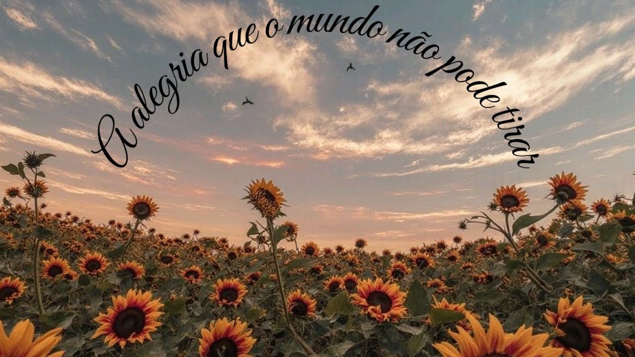 A alegria que o mundo não pode tirar 