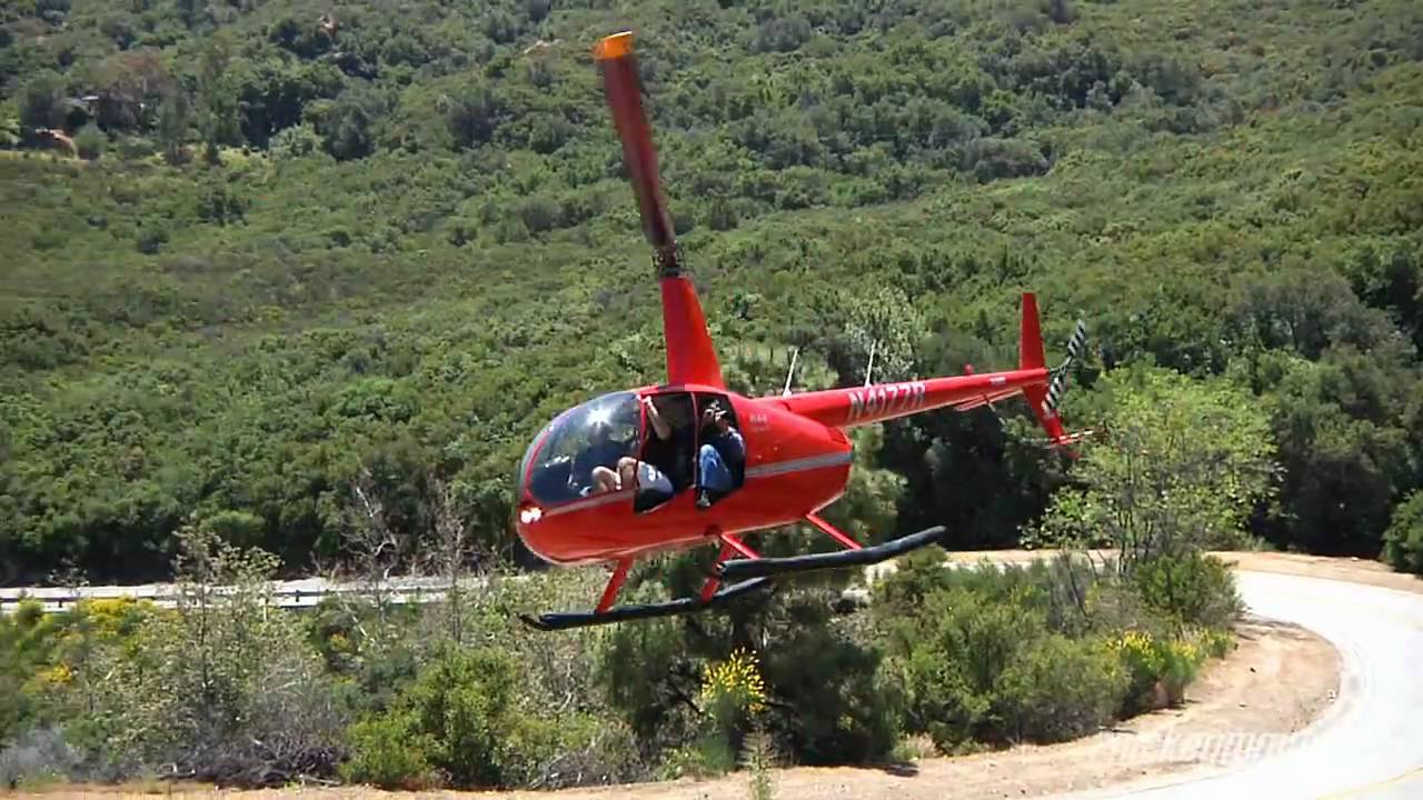 Crazy Helicopter On Mulholland