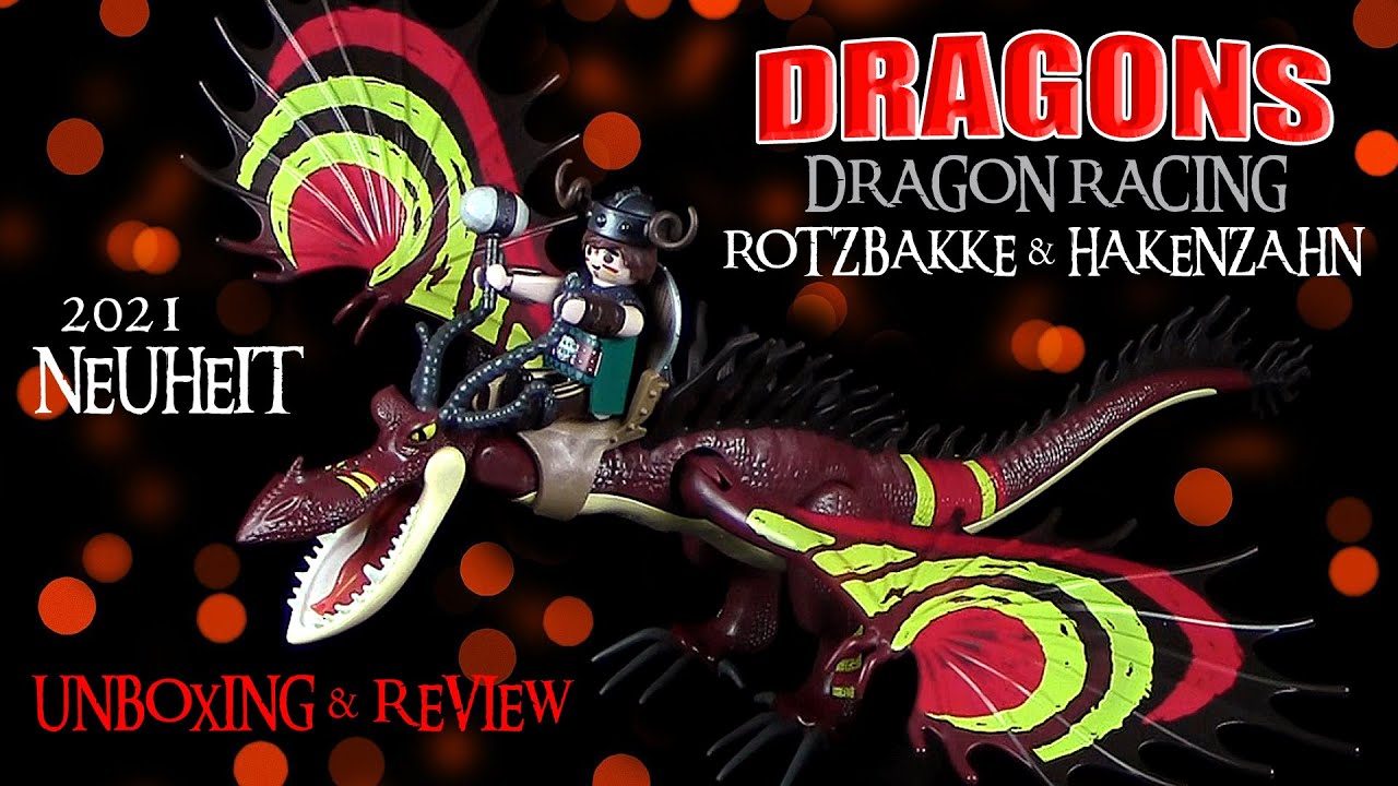 Playmobil ® Dragons - Dragon Racing - Snotlout & Hookfang / Rotzbakke & Hakenzahn !! Neuheit 2021 !!
