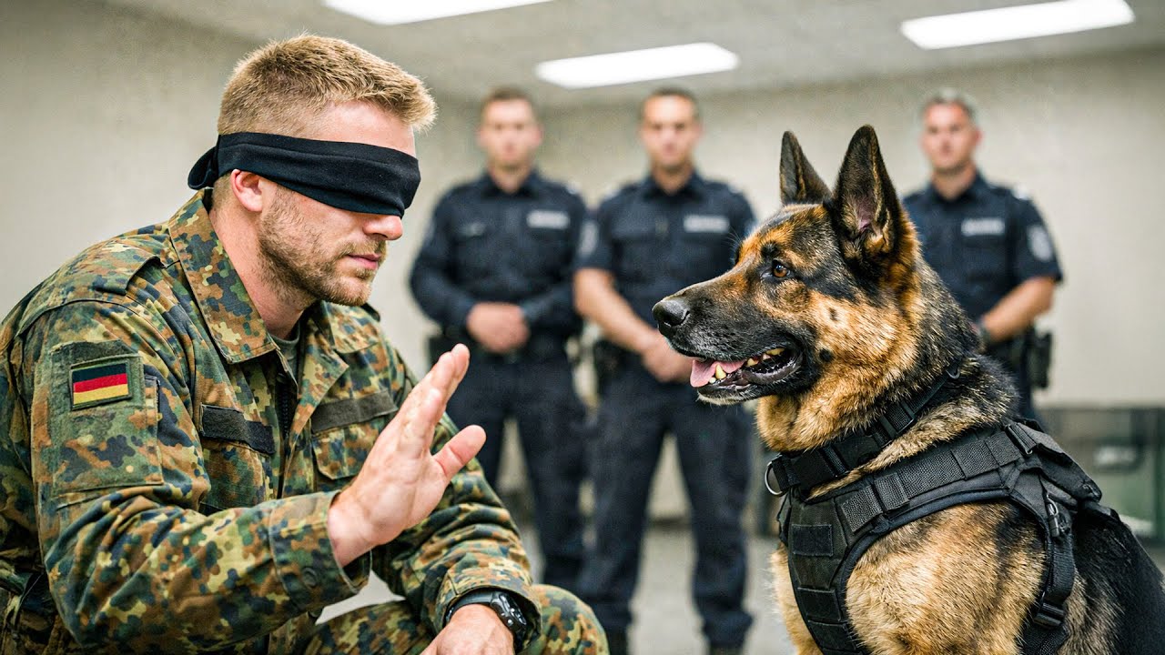Ein Deutscher Schäferhund war dem Tod nah – Bis ein blinder Marine ein Wort sagte