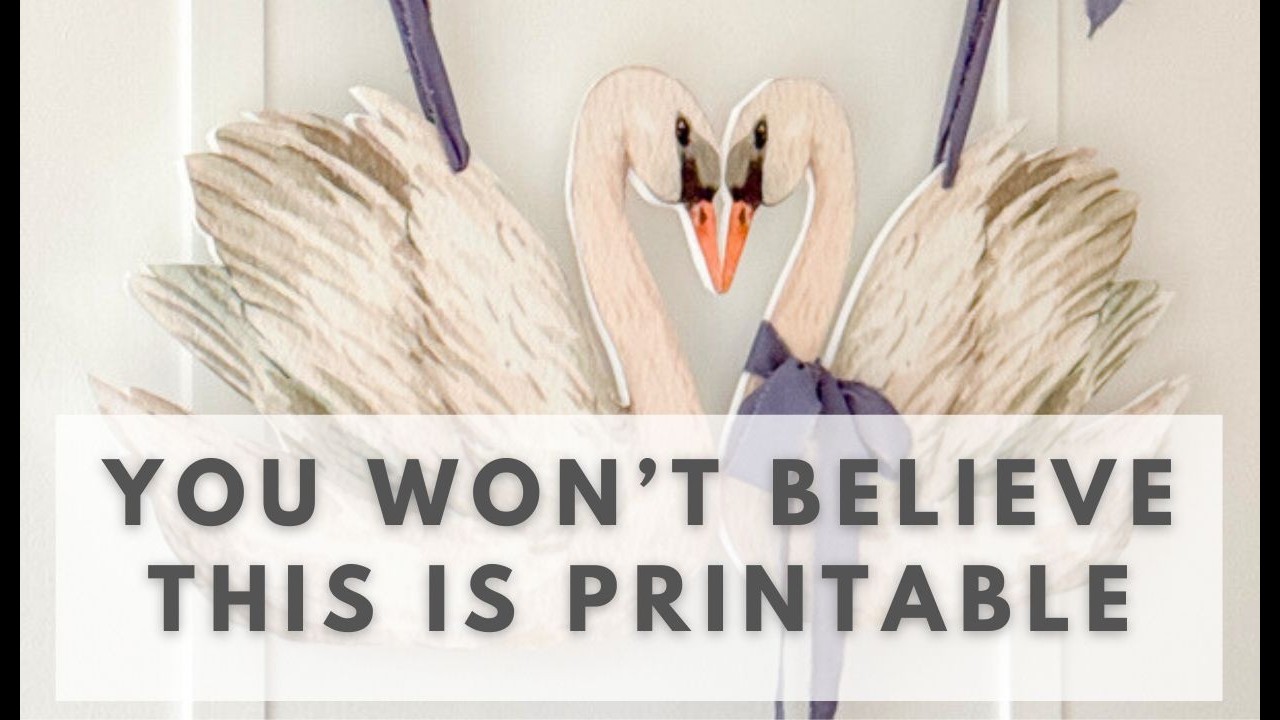 DIY Printable Wall Art 🦢 Make Custom Decor for Under $20